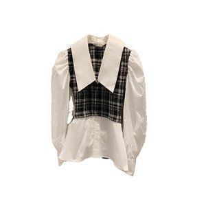 Masion.W Plaid Shirt Dress